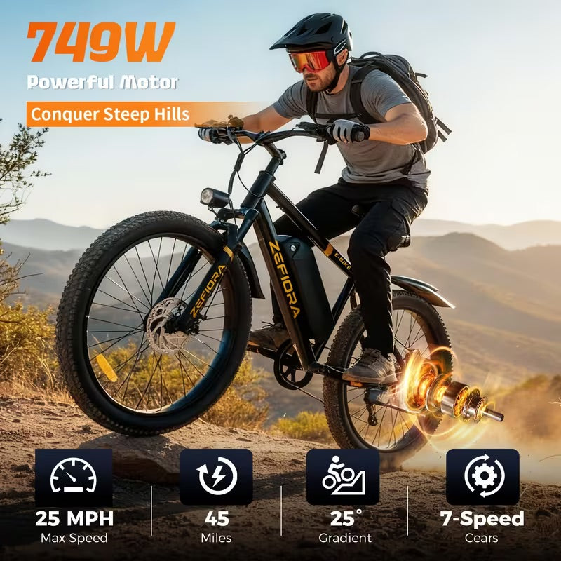 Load image into Gallery viewer, 26-Inch All-Terrain Electric Commuter
