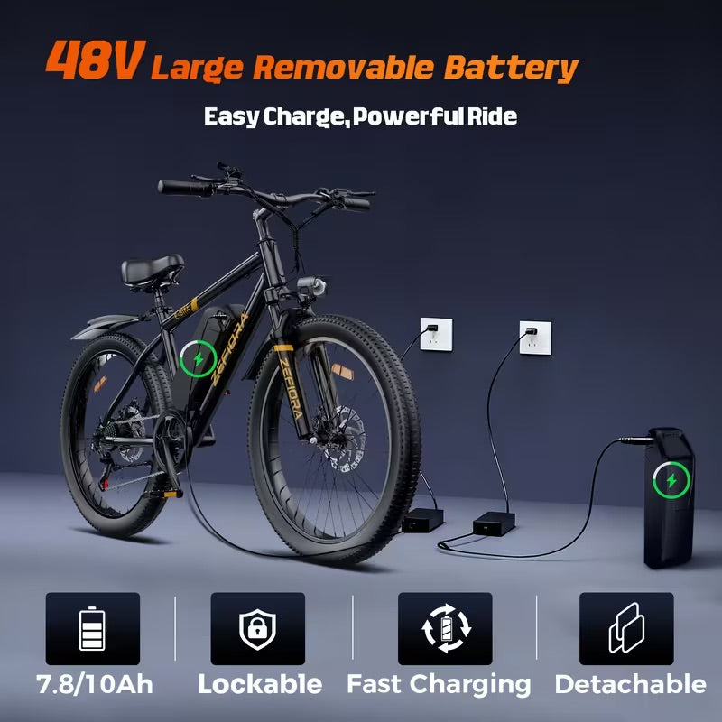 Load image into Gallery viewer, 26-Inch All-Terrain Electric Commuter
