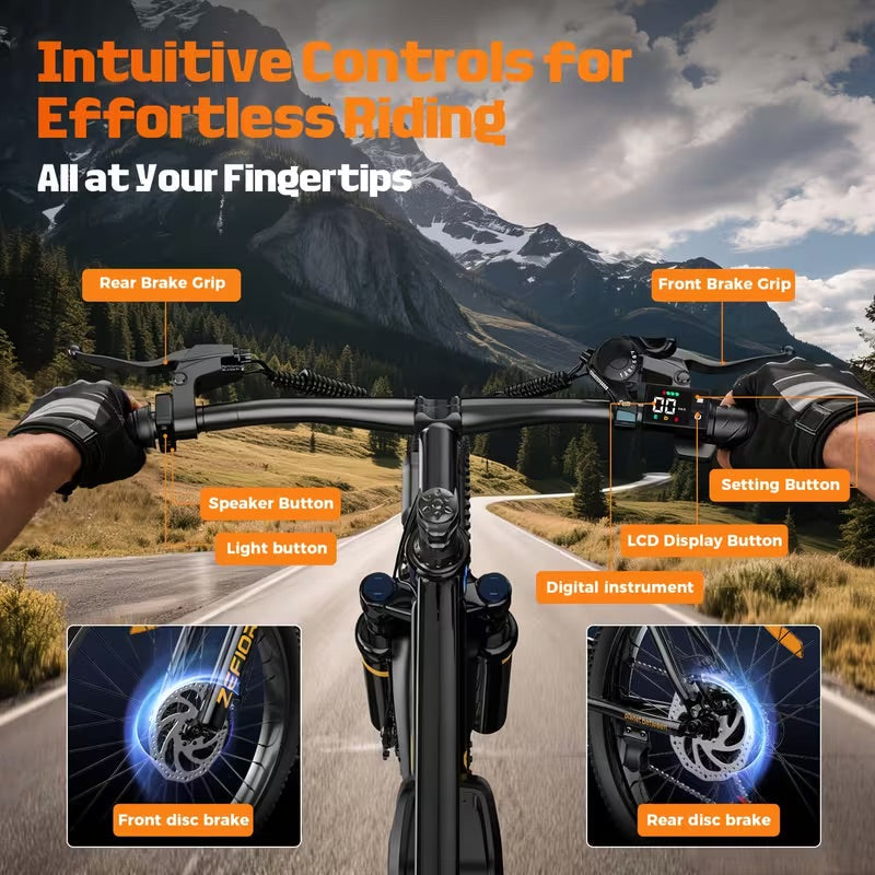 Load image into Gallery viewer, 26-Inch All-Terrain Electric Commuter
